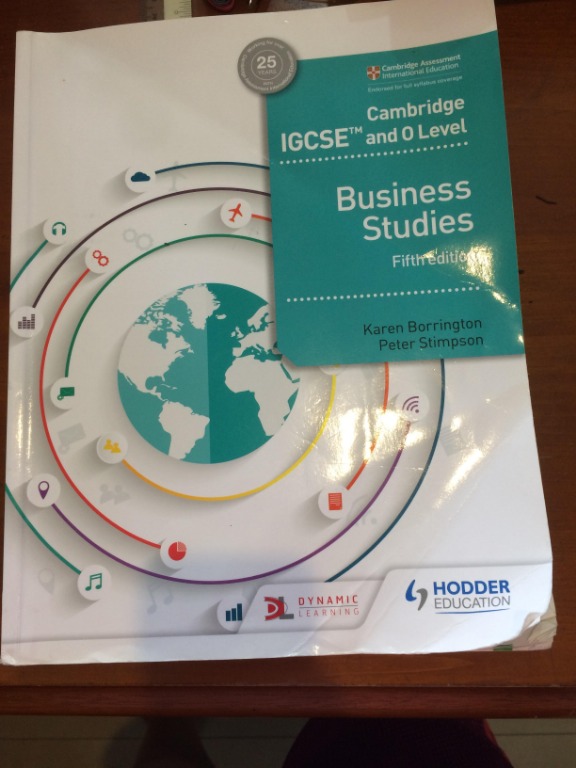 Cambridge IGCSE and O level Business Studies- Fifth edition , Hobbies ...