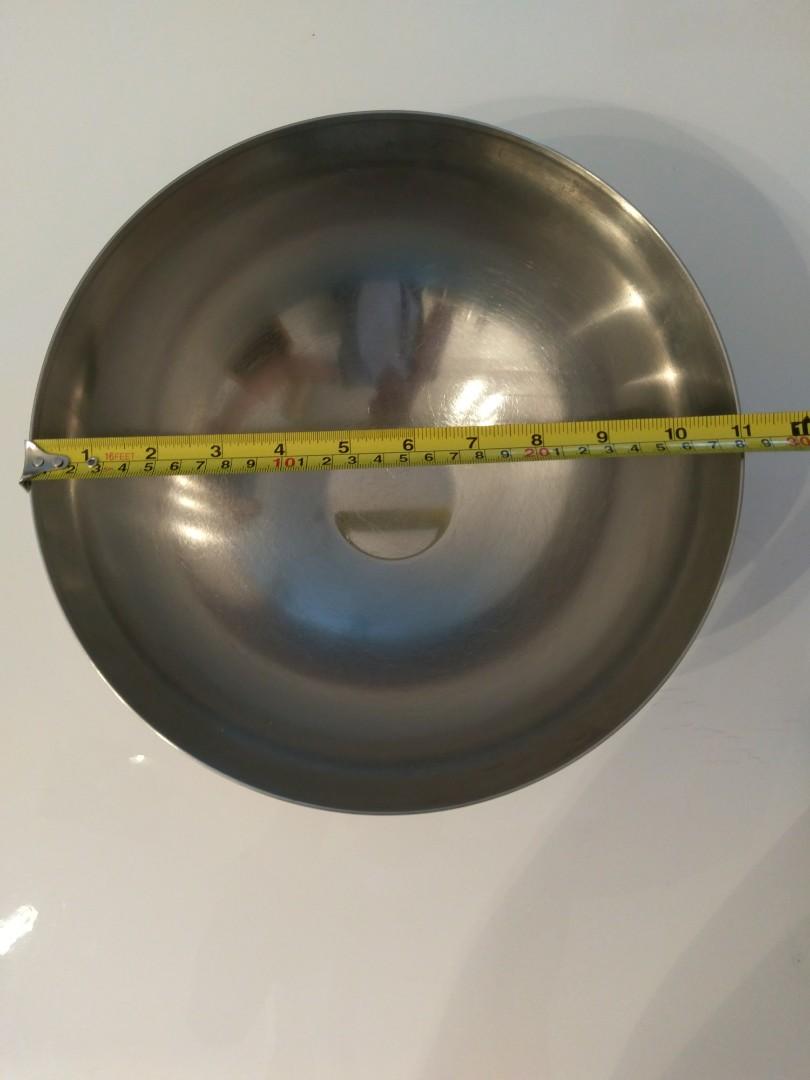 IKEA stainless steel bowl 28cm, Furniture & Home Living, Kitchenware
