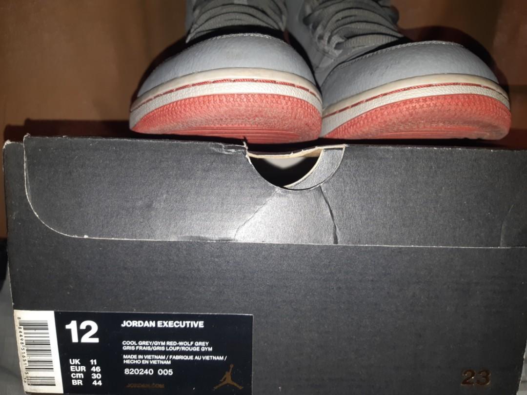 Jordan executive top cool grey