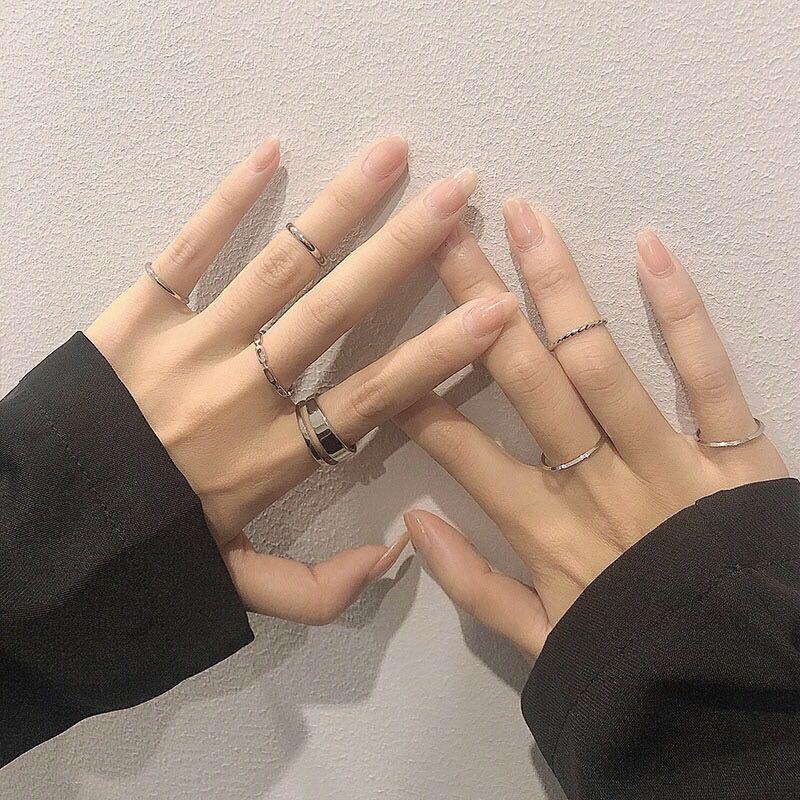 Korean style rings top