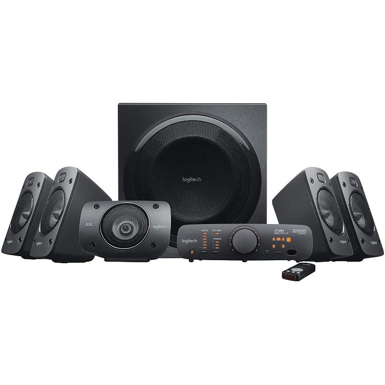 Logitech 6.1 surround sound speakers top