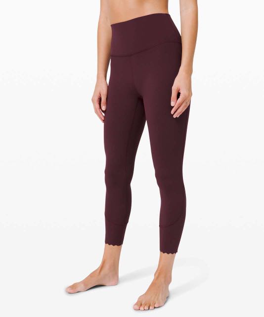 Lululemon Align Super High Rise Leggings 26” Asian Fit S - worn once,  Capture Blue colour, Women's Fashion, Activewear on Carousell