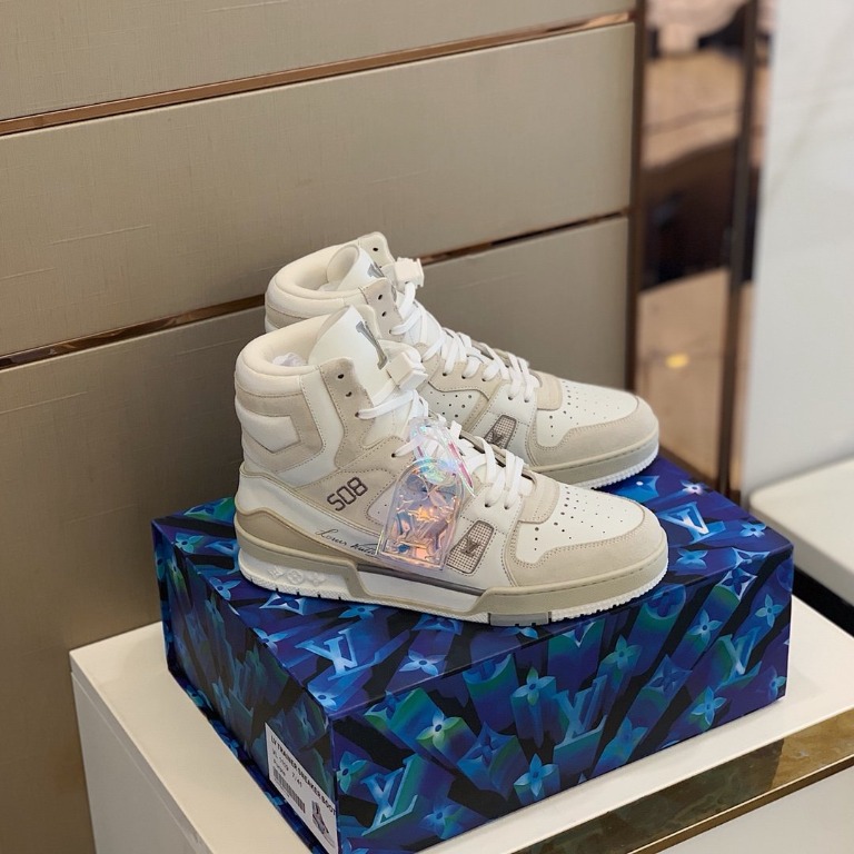 Lv trainer sneaker boot outlet