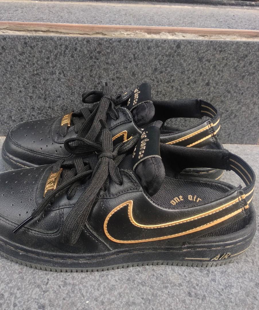 Air force 1 vtf black/metallic gold new arrivals