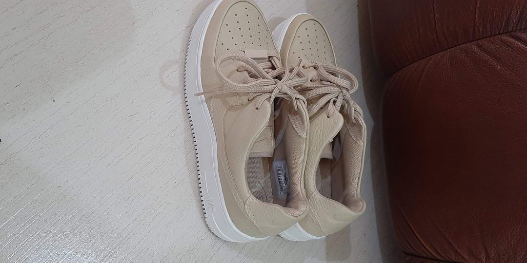 nike air force 1 sage low nude