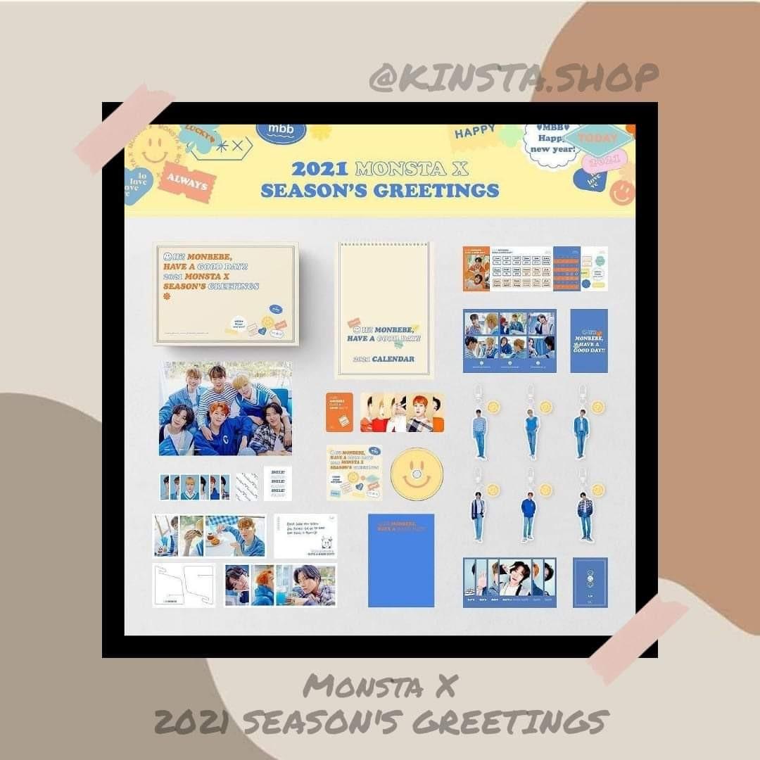 Official Preorder Monsta X 21 Season S Greetings K Wave On Carousell