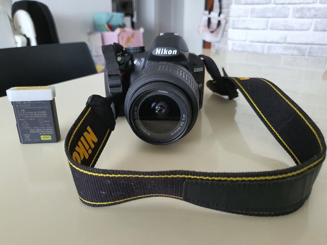 Preloved Nikon DSLR 3100 Camera, Photography, Cameras on Carousell