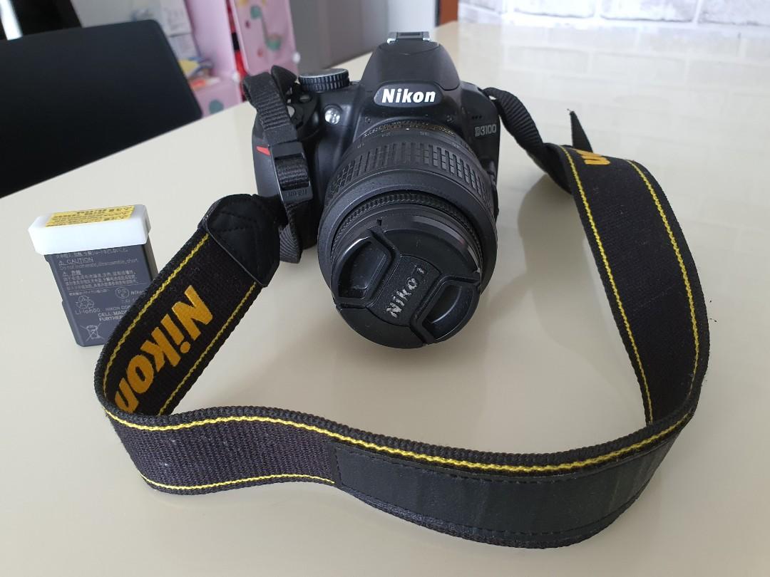 Preloved Nikon DSLR 3100 Camera, Photography, Cameras on Carousell