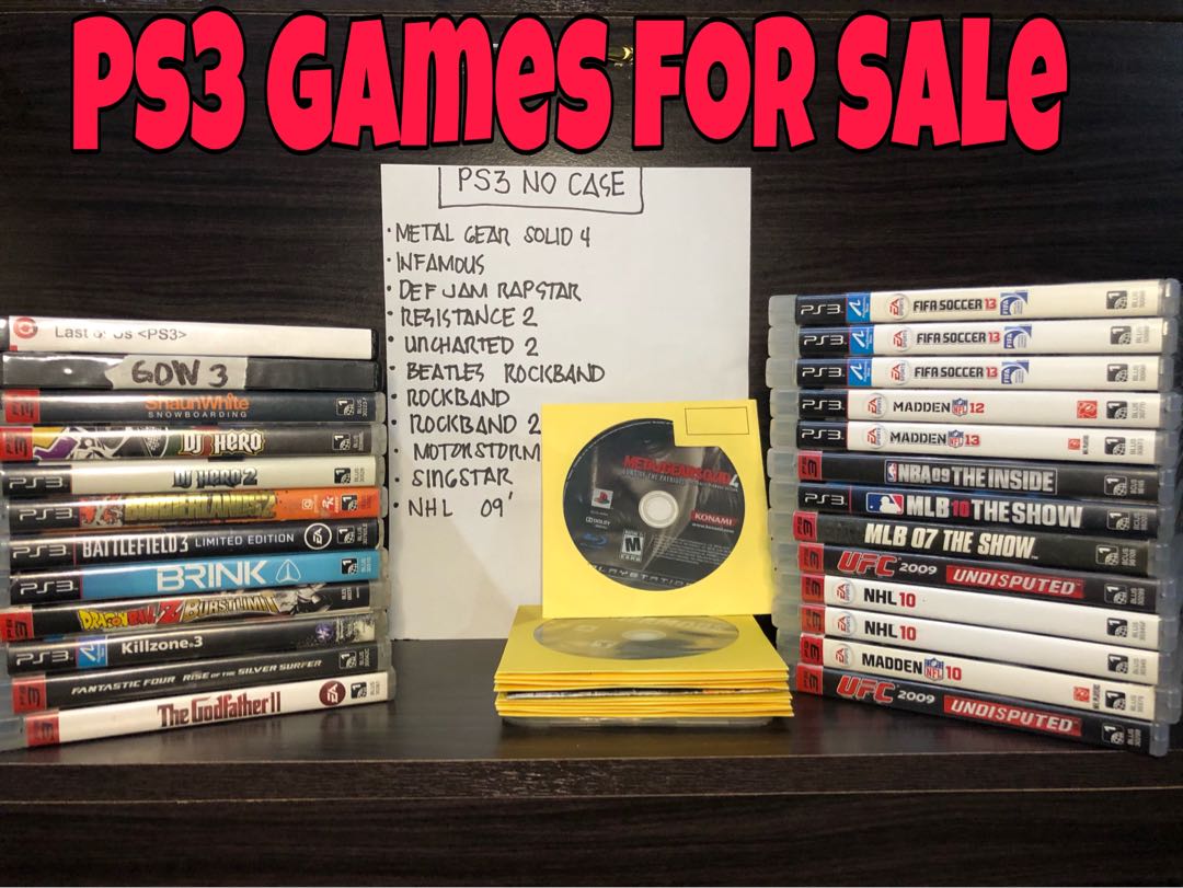 ps3 and games for sale