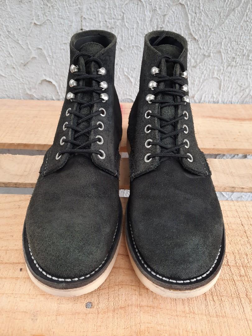 Red Wing 8174 Black Abiline Roughout redwing, Men's Fashion 