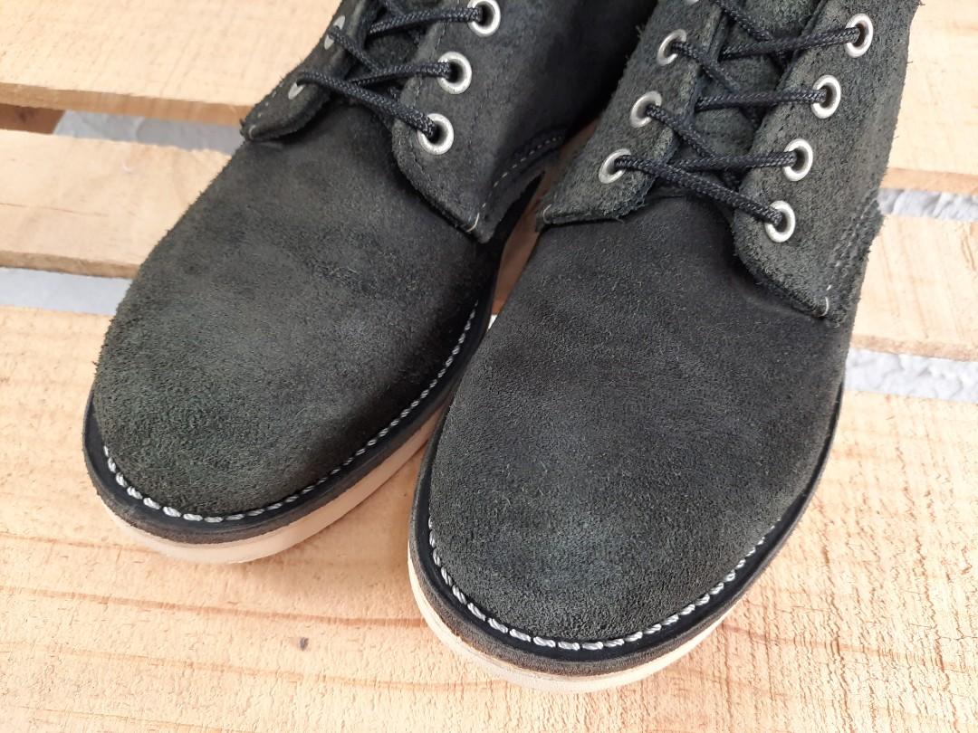 Red Wing 8174 Black Abiline Roughout redwing, Men's Fashion 