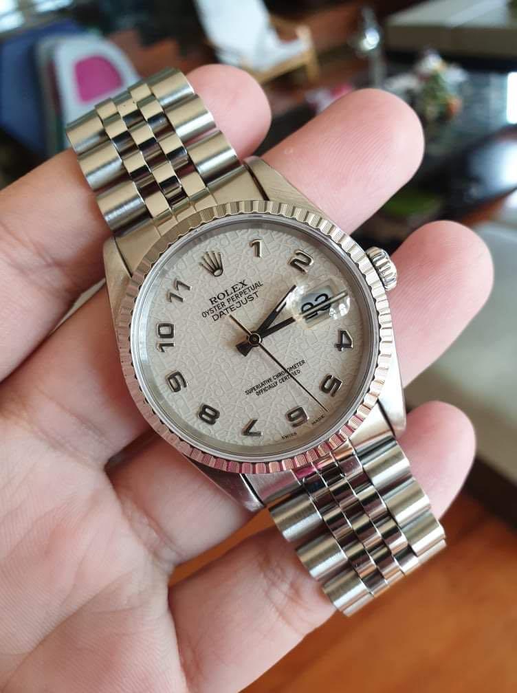Rolex oyster perpetual datejust 1992 top