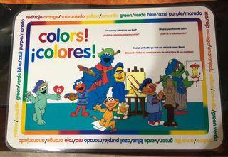 Sesame Street Placemat (colors)