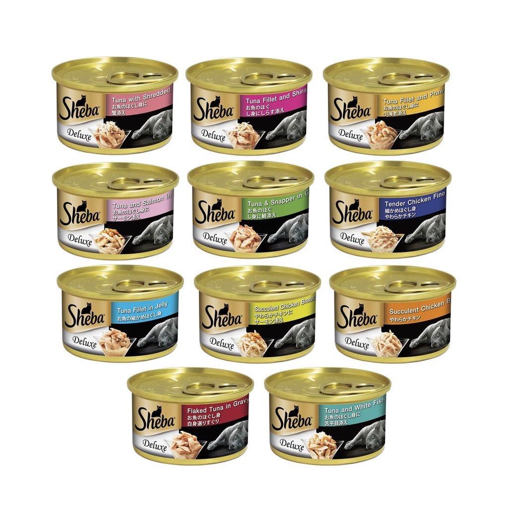 Sheba cat on sale food cans