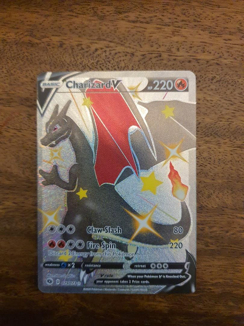 Shiny Charizard V Toys Games Board Games Cards On Carousell