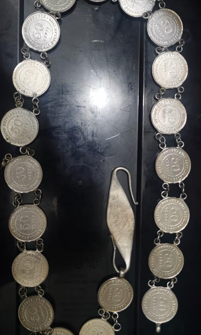 Silver Coin Belt Hobbies Toys Collectibles Memorabilia