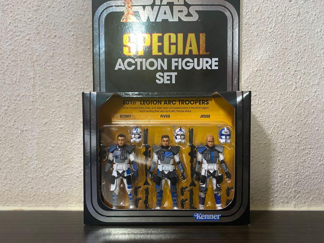 Star wars special action figure hotsell set 501st legion arc troopers