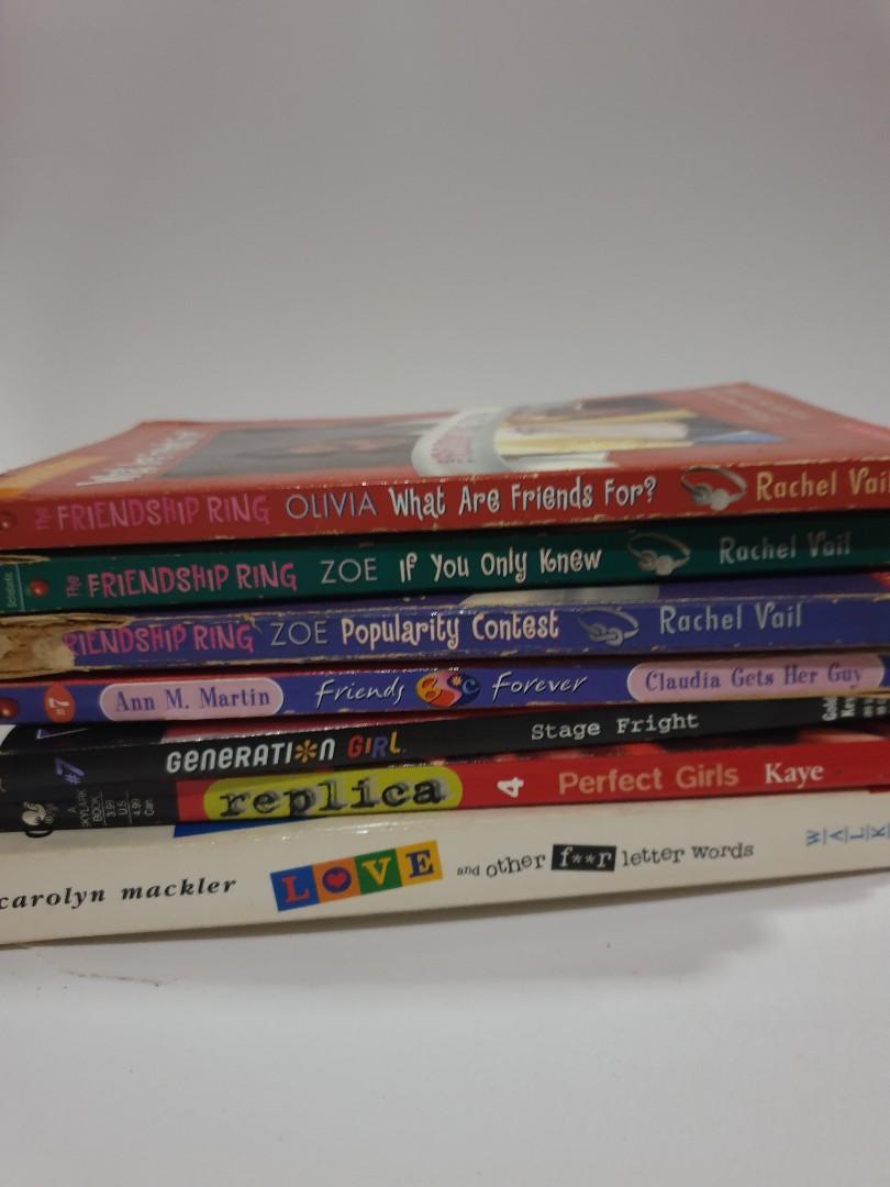 Teen Book Bundle (Category: Storybooks) located in Quezon City. Submitted by cdeclutters (Listing ID 1051081763, Image 1). Description: - still in good shape, pages are intact - some yellowing, though! RFS: decluttering MOP: BPI, Gcash Shipping fee c/o buyer: Fastrack, LBC, Lalamove, Grab.