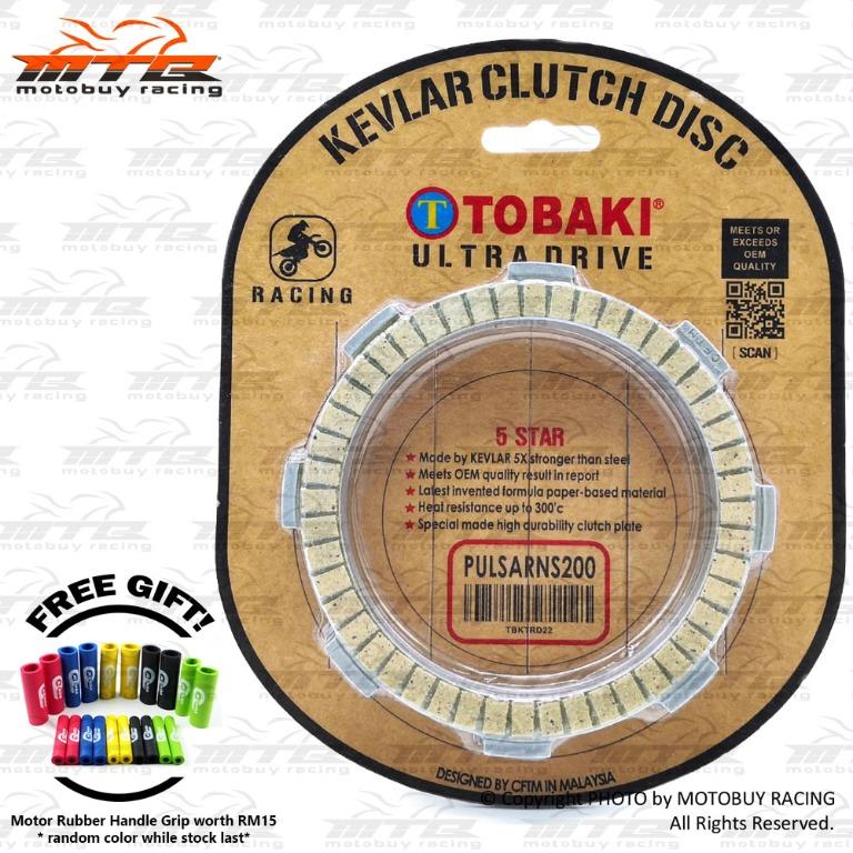 TOBAKI KEVLAR CLUTCH DISC FOR MODENAS PULSAR NS200 RS200 Auto