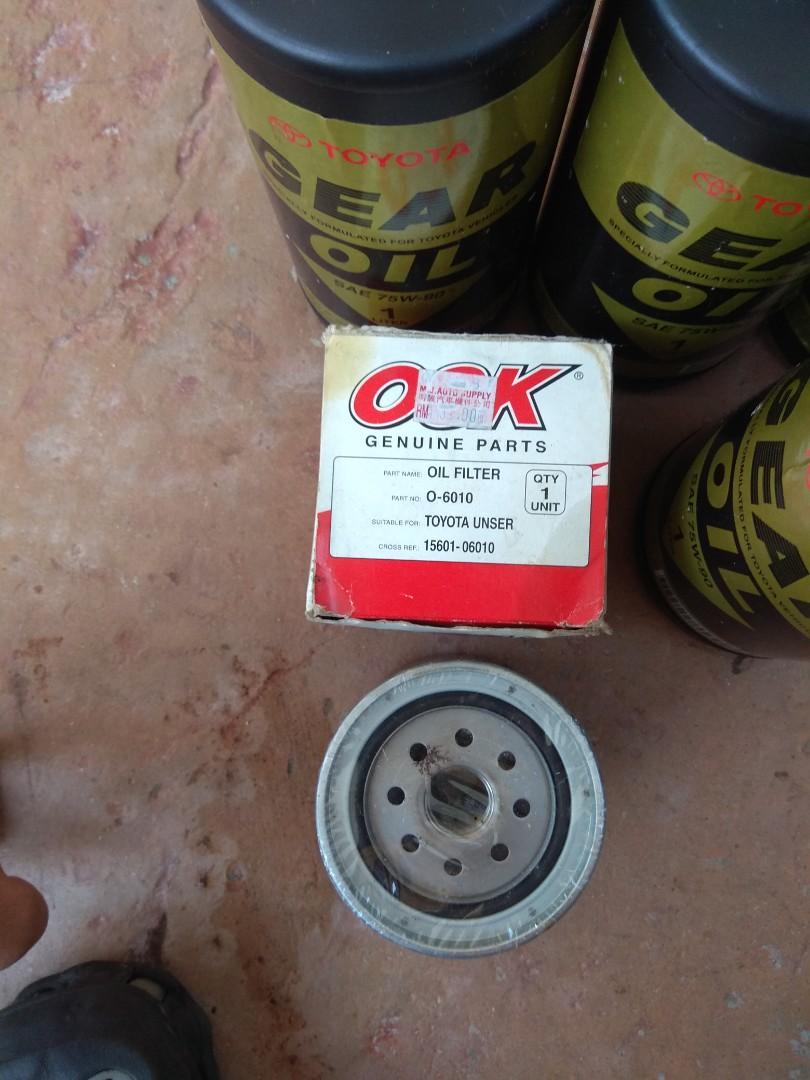 Toyota Gear oil & filter oil, Auto Accessories on Carousell
