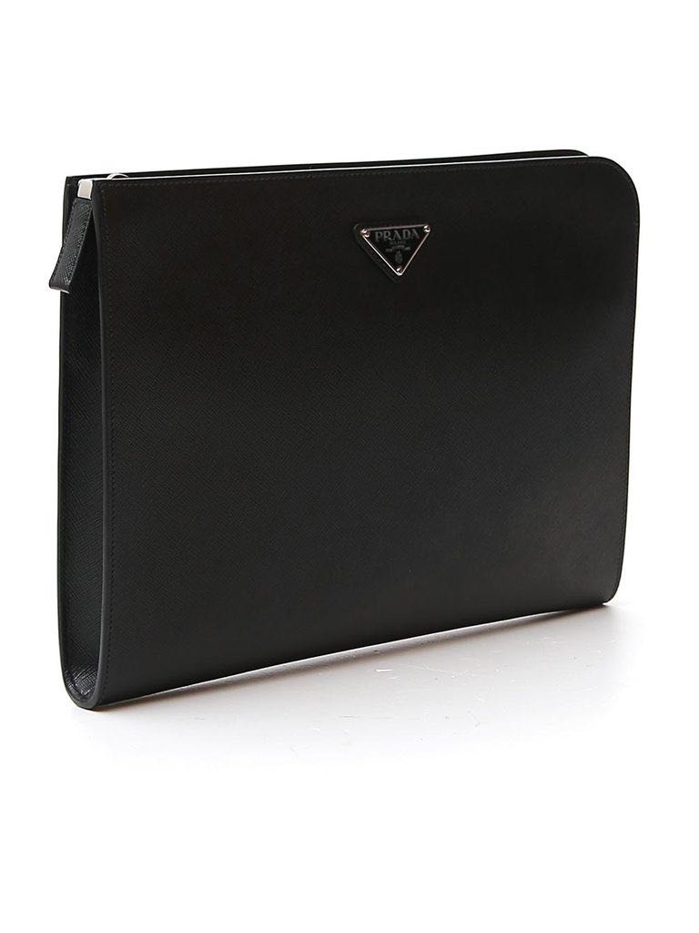 prada saffiano document holder