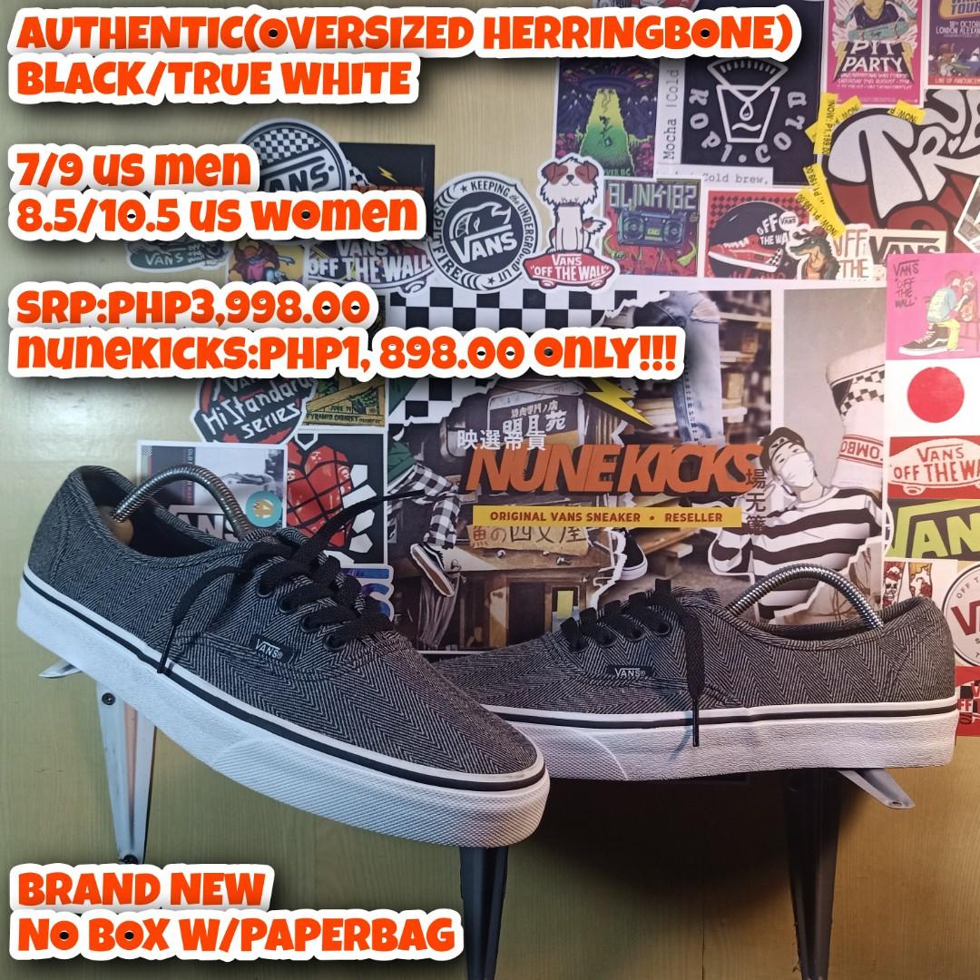 Vans oversized herringbone discount
