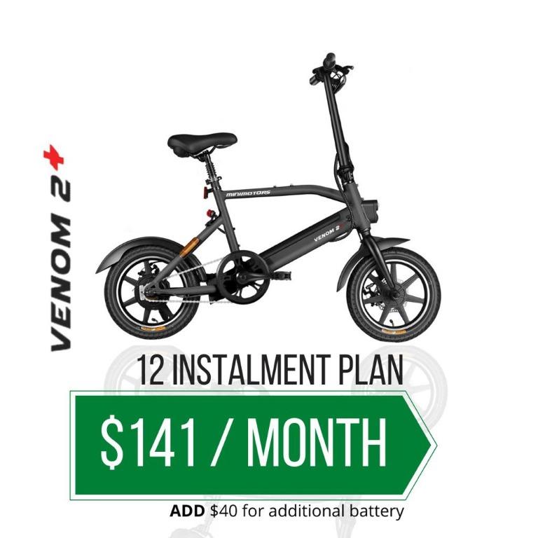 Venom 2+ Ebike / No down payment / easy application / Installment / EN19154 E  Bike / LTA Approved / Orange Seal PAB / Cheap Ebike, Bicycles & PMDs,  Bicycles, E-Bikes on Carousell