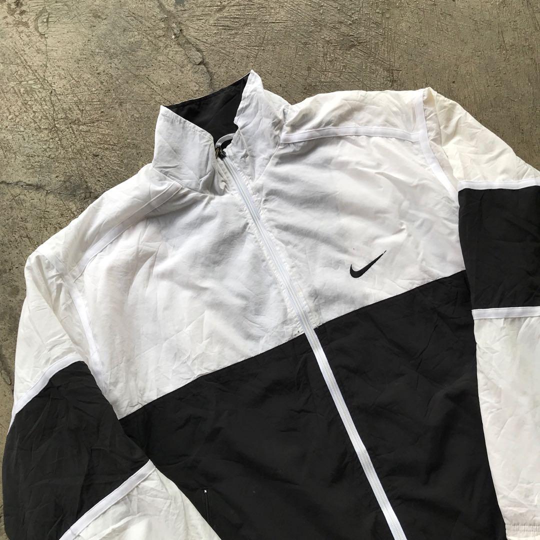 Vintage Nike Windbreaker Mini Swoosh Fesyen Pria Pakaian