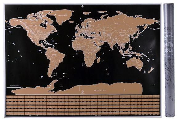 WORLD SCRATCH MAP WITH FLAGS, Hobbies & Toys, Stationery & Craft, Craft ...
