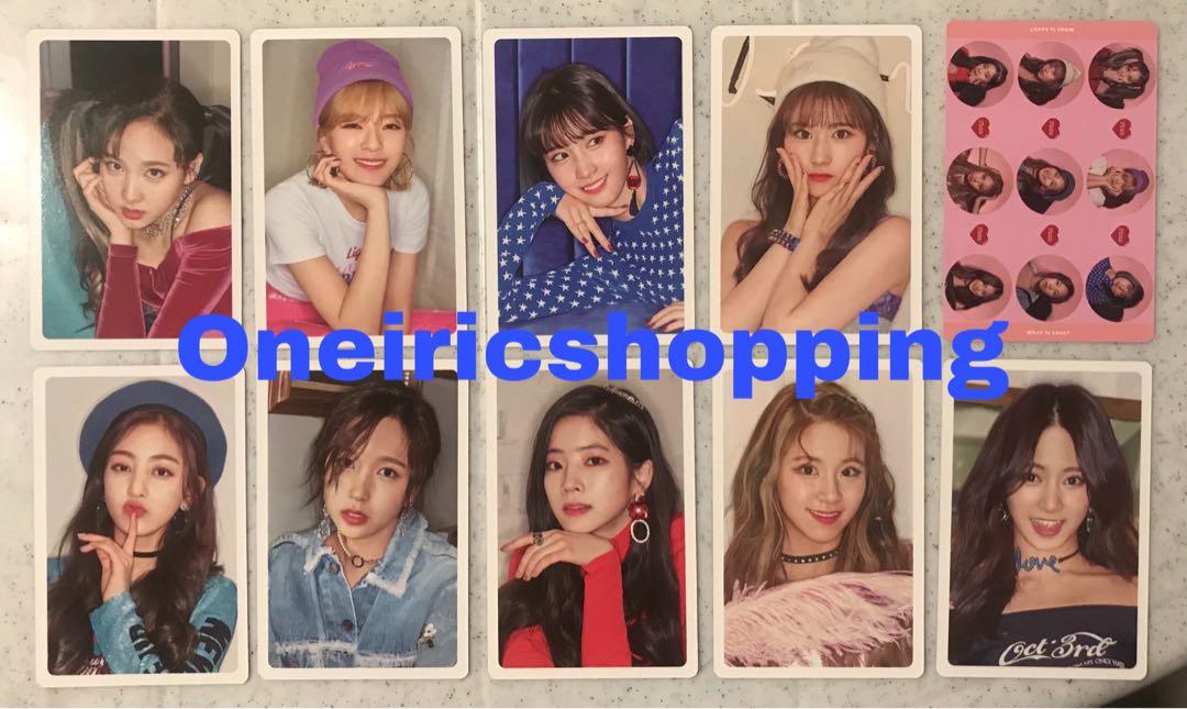 Wts Twice What Is Love Pre Order Benefit Photocard Twice K Wave On Carousell