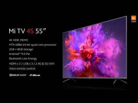 Xiaomi 55-Inch Mi 4k HDR Smart 4S LED Android TV, L55M5-5ASP 