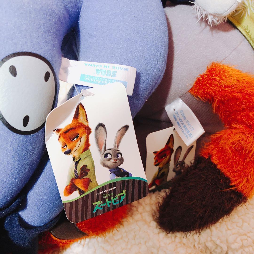 zootopia 日本版毛公仔 迪士尼disney, 興趣及遊戲, 玩具 & 遊戲類 - Carousell