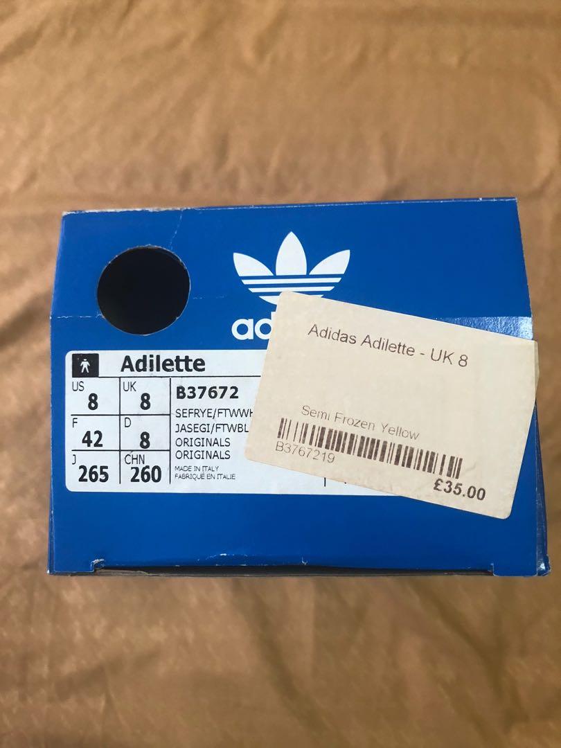 Adidas Adilette Slides not Birkenstock flip flops Havaianas