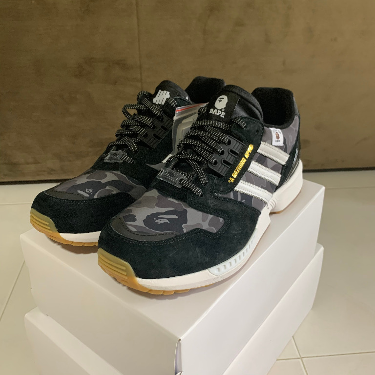 Adidas Zx 8000 Bape X Undftd Shoes Men S Fashion Footwear Sneakers On Carousell
