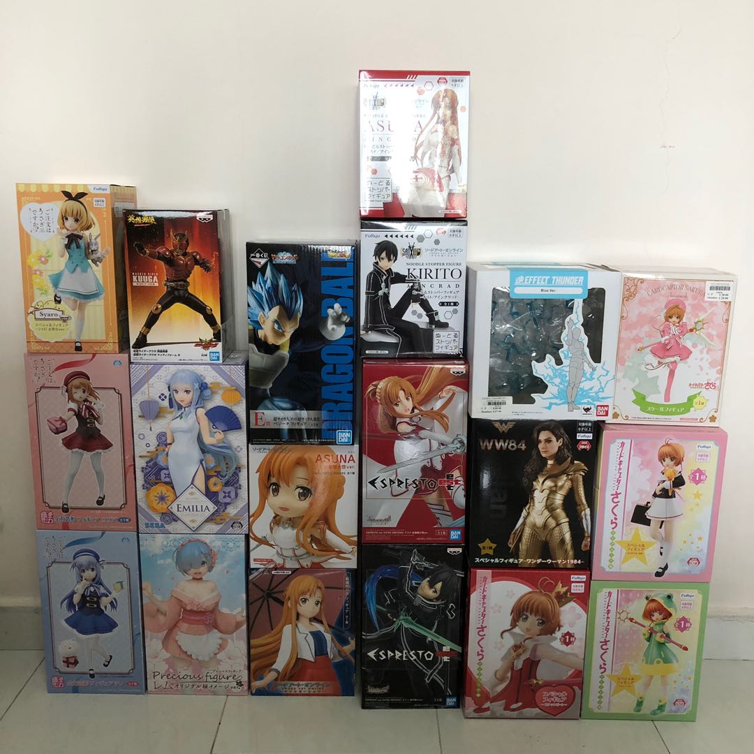 Authentic Japanese Anime Figures & Q Poskets, Toys & Games, Bricks