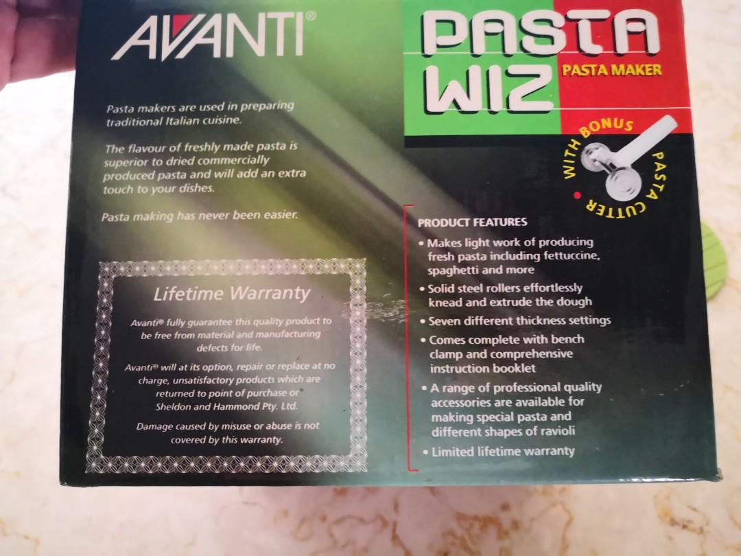 Avanti pasta maker shop