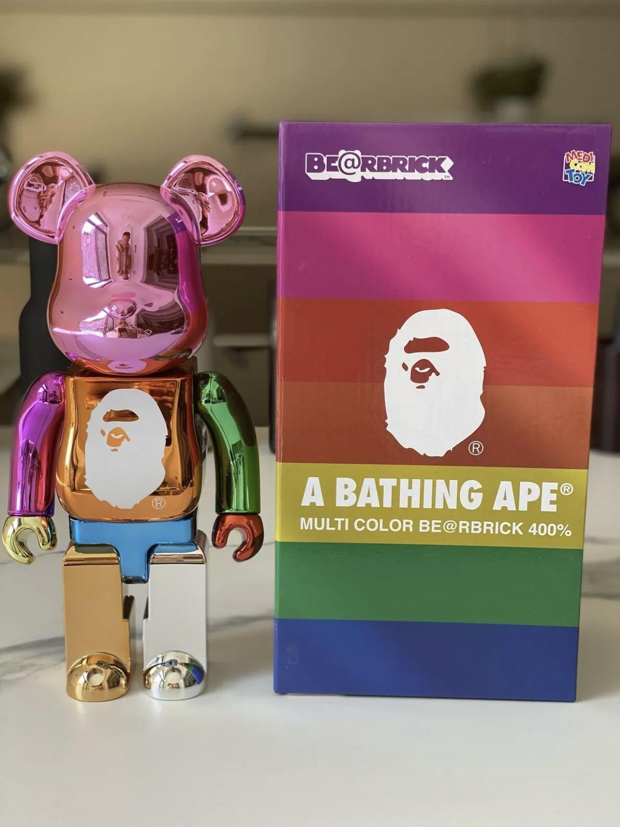 ONLINE NOW- DISPLAYED BEARBRICK 1000% BAPE MULTI COLOR FOIL $1275 JOKER/WHY  SO SERIOUS 1000% $575 available in store & online…