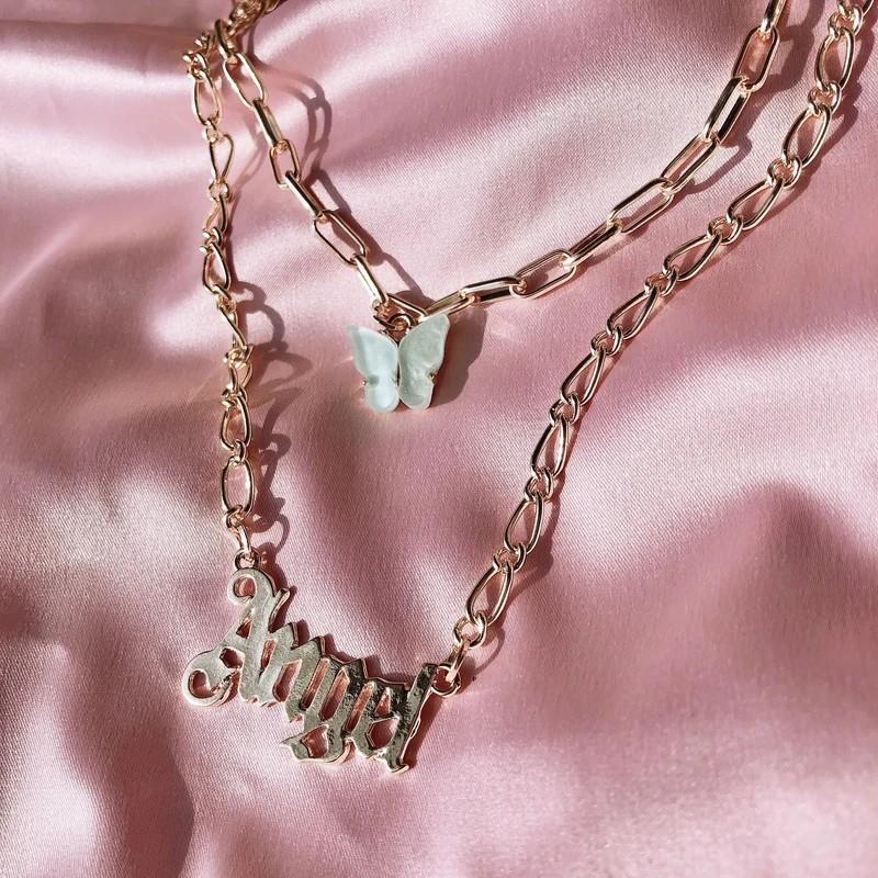Angel sales butterfly necklace