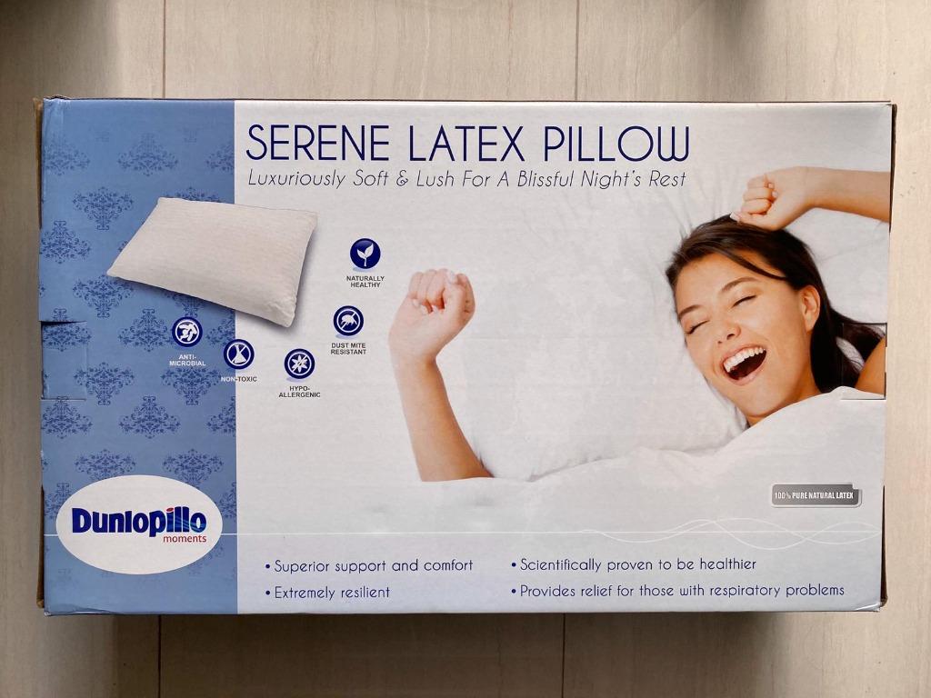 Dunlopillo serene store latex pillow review