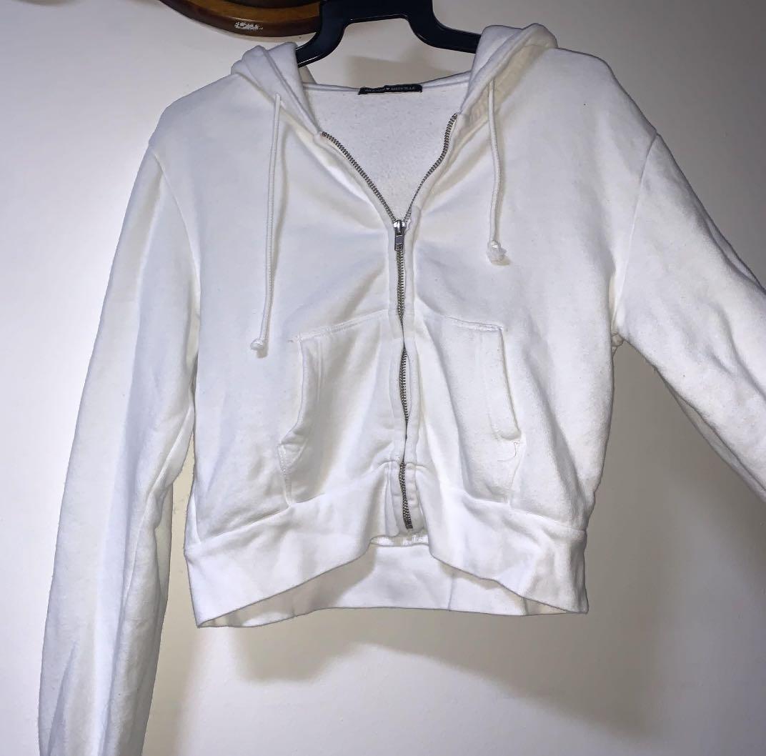 White crystal hoodie brandy clearance