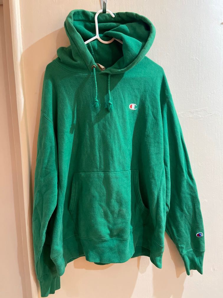 Kelly green champion hoodie top