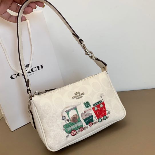 Coach top christmas bag