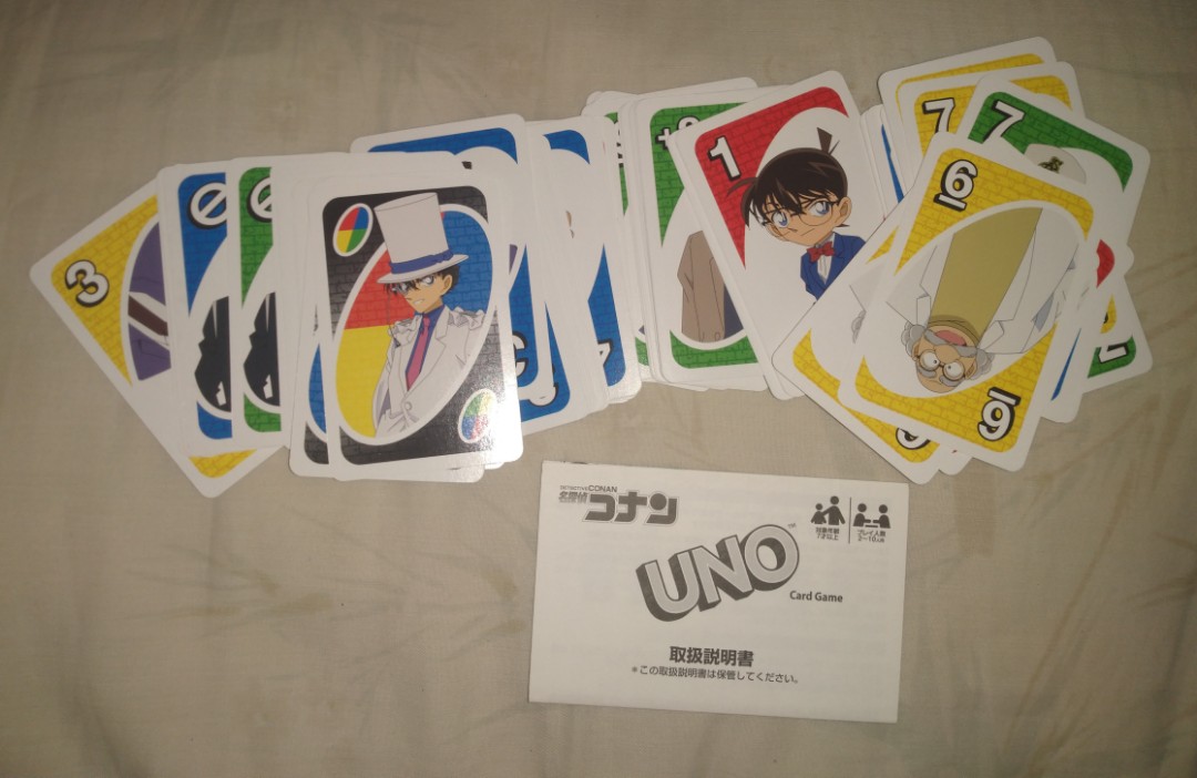 UNO Detective Conan Playing Cards Game Japanese Anime Ensky Japan Import F/S