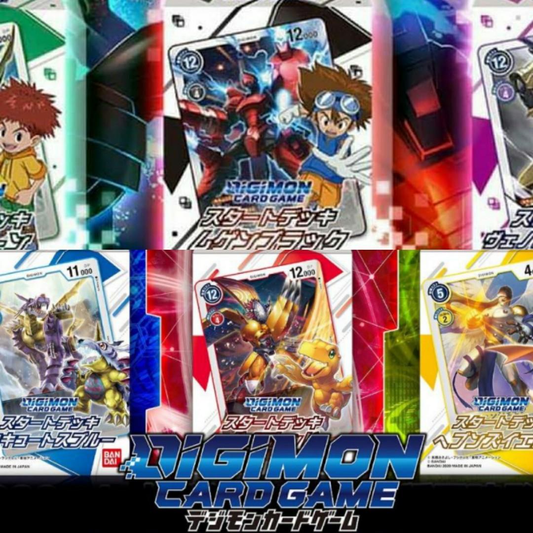 DIGIMON Card game Restock Starter decks 3 for 33, Hobbies & Toys