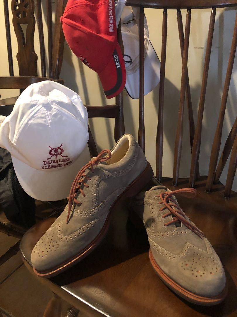 Suede golf shoes on sale