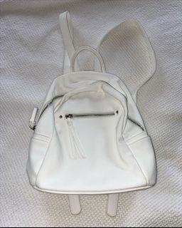 Forever new white backpack