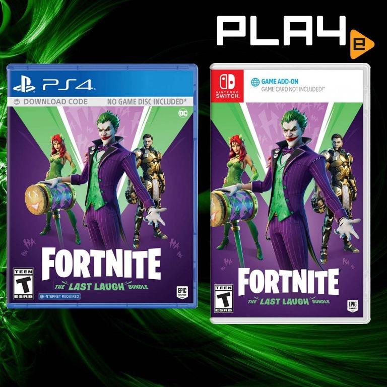 Fortnite The Last Laugh Bundle Brand New Ps4 Ps5 Nintendo Switch Video Gaming Video Games Nintendo On Carousell