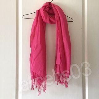 【FS22】柔軟 保暖 純色 流蘇 披肩 圍巾 長圍巾