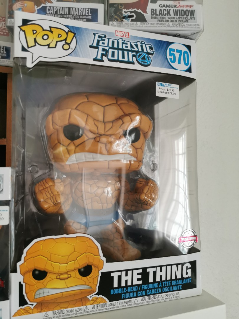 Funko POP - Fantastic Four The Thing 10 (570) Brand New, Hobbies u0026 Toys,  Toys u0026 Games on Carousell