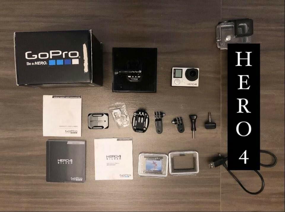 Gopro Hero 4 Silver Rarely Used No Issues Mobile Phones Gadgets Mobile Gadget Accessories Other Mobile Gadget Accessories On Carousell